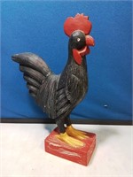 Wooden rooster Decor 12 in