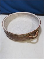 Nice pottery casserole dish 9 in
