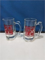 Pair of the Art Institute of Chicago glass mugs