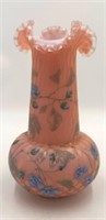 Rare Satin Glass Vase