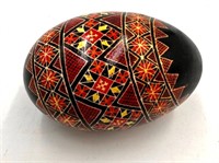 Hand Painted Lacquer Russian Egg