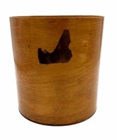 Round Wood Container