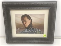 Signed Tom Hiddleston Loki Photograph