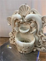 Cement Outdoor Mermaid Wall Mount Fountain