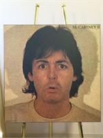 Paul McCartney II poster on board 28x28"