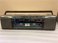 Working auto reverse 2 cassette player and record