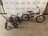 Group of Kids Bikes & Scooters