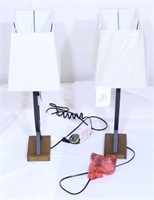 Two Ashley Accent Lamps
