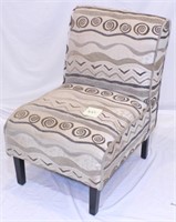 Tan Patterned Chair