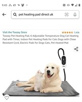 MSRP $18 Dog Heating Pad