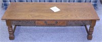 Wooden Coffee Table w/Drawer