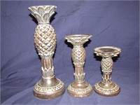 Trio Candle Holders / Stands Tallest is 12"