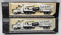 Lot Of (2) 1/87 John Deere Parts Express Trucks