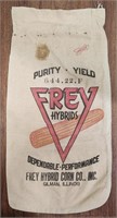 Vintage Frey Hybrids Corn Seed Sack