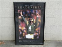 Brett Favre Framed Inspirational Sports Poster
