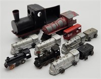 Vintage Barclay & Other Train Engines with
