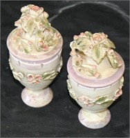 Pair of Decorative Cups w/Lids