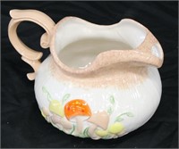 Brown Trimmed Water Pitcher