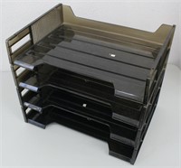 (4) Legal Size Stackable Trays