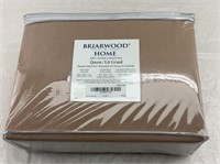 BRIARWOOD HOME QUEEN FLANNEL SHEET SET