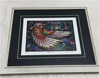 FRAMED PRINT EAGLE SONG - SIGNED BY DON CHASE - #