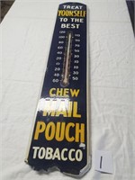 Porcelain Chew Mail Pouch Thermometer