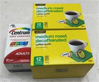 CENTRUM ADULTS / MEDIUM ROAST DECAFFEINATED COFFE