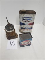 Mobil Oil & Other Oil Related Cans