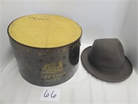 Stetson Hat Box & Kenwood Vintage Hat
