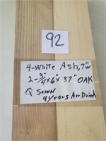White Ash Boards 4 Years Air Dried
