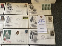 32 First Day of Issue Stamps