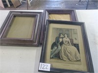 Old Wood Frames & Print