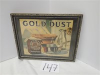 Framed Gold Dust Advertising