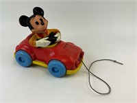 1973 Mickey Mouse Pull Car Toy