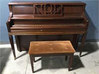 Mahogany Handok Royal George Eng. Piano & Bench