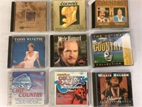 Country legend CD’s: Conway, Willie Nelson plus