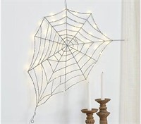 Martha Stewart Crystal Wire Web Lights-White