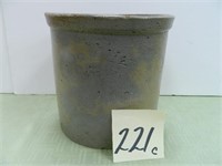 Rock Island Pottery Co. Salt Glaze 1 Gal. Crock