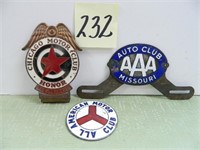 4"x6" Chicago Motor Club Honor Member License -