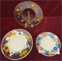 Set of Painted Plates