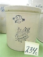 Monmouth Pottery 2 Gal. Crock