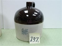 Western Stoneware 2 Gal. Brown & White Dome Top -