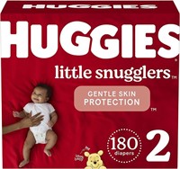 Baby Diapers Size 2 (12-18 lbs), 180ct, Huggies L