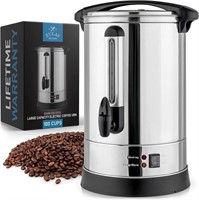 Zulay Premium 100 Cup Commercial Coffee Urn - Sta