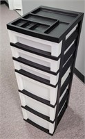 IRIS USA, 6-Drawer Plastic Storage Cart with Organ