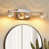 Zhizenl Bathroom Light Fixtures, Dimmable LED 3 L