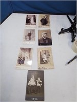 Group of Seven antique photos