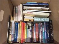 BOX OF ASSORTED BOOKS, COOK BOOKS, MISC