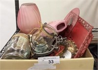 TRAYS, DECOR, CANDLE HOLDERS, MISC