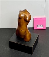 Striking Bronze Torso Sculpture